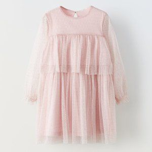 ZARA BABY SPARKLY TULLE DRESS Size 12-18 months